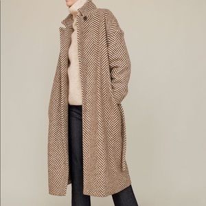 No.6 Store Ingrid Wrap Coat in Creme